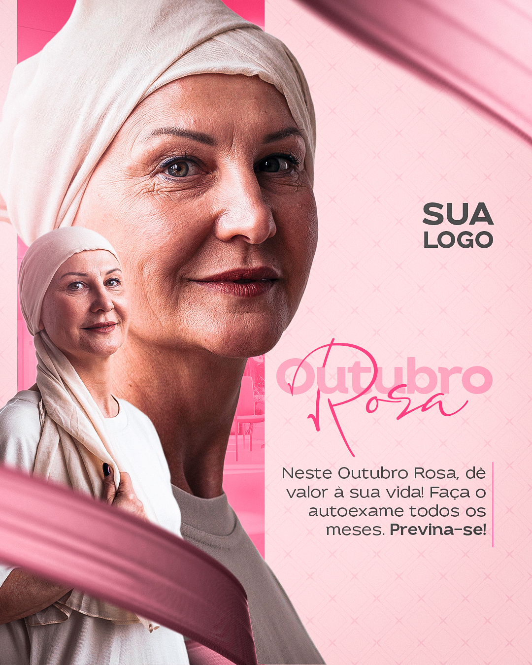 Post outubro rosa feed baixar design